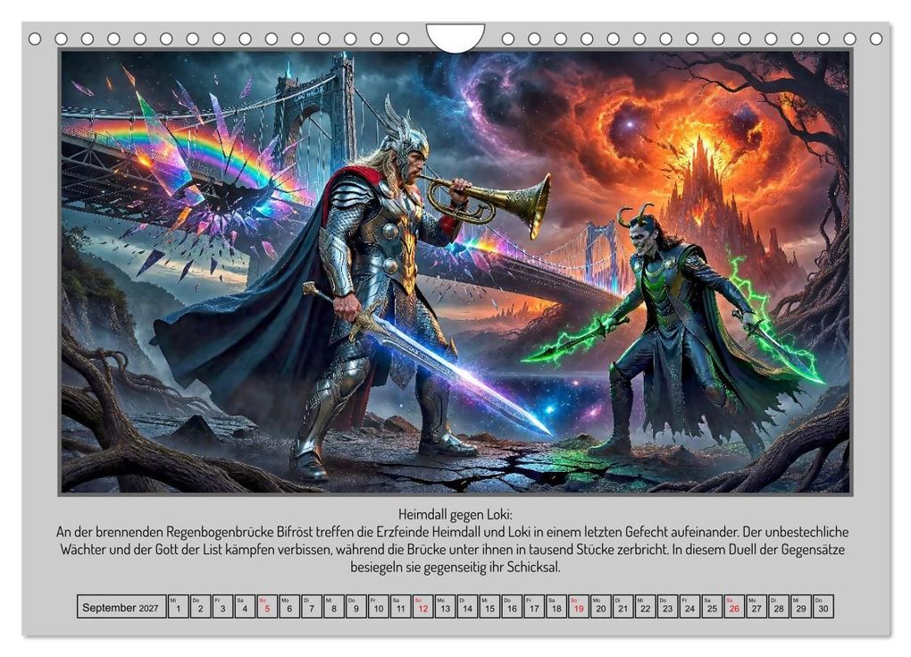 Weitere Ansicht: In Yggdrasils Schatten: Ein Pfad durch die neun Welten (Wandkalender 2027 DIN A4 quer), CALVENDO Monatskalender | Werner Braun, Calvendo