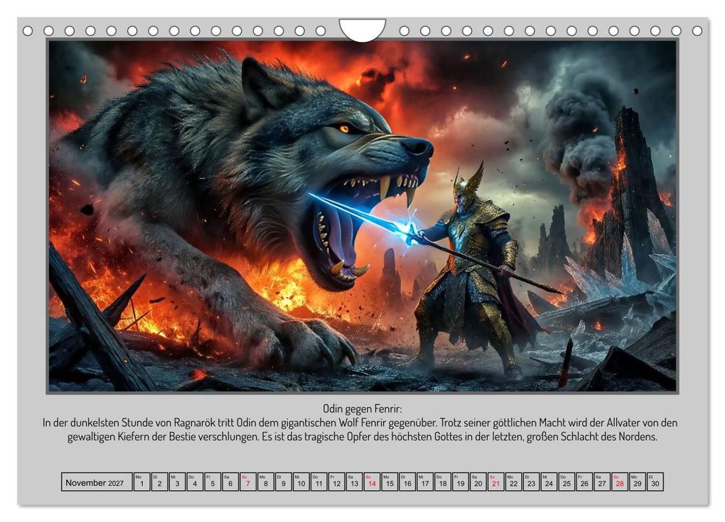 Weitere Ansicht: In Yggdrasils Schatten: Ein Pfad durch die neun Welten (Wandkalender 2027 DIN A4 quer), CALVENDO Monatskalender | Werner Braun, Calvendo