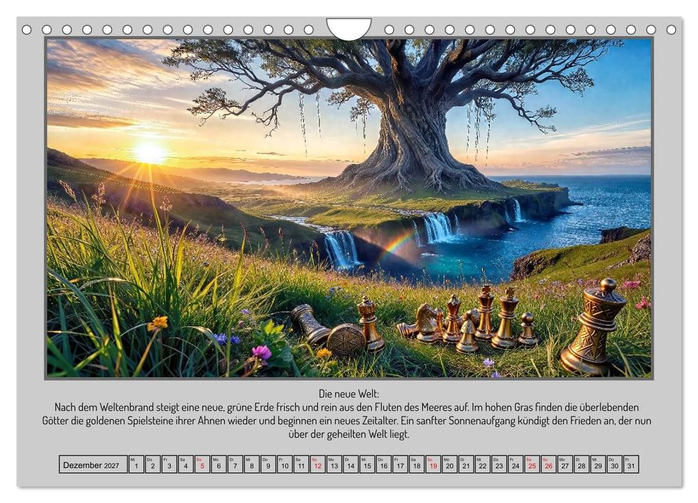 Weitere Ansicht: In Yggdrasils Schatten: Ein Pfad durch die neun Welten (Wandkalender 2027 DIN A4 quer), CALVENDO Monatskalender | Werner Braun, Calvendo