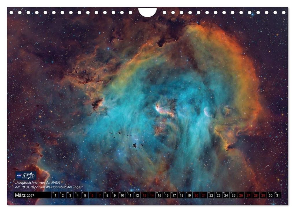 Weitere Ansicht: Astrofotografie von Stefan Bemmerl (Wandkalender 2027 DIN A4 quer), CALVENDO Monatskalender | Stefan Bemmerl, Calvendo