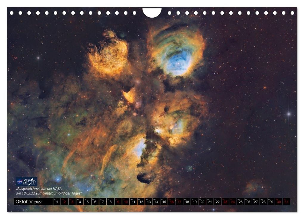 Weitere Ansicht: Astrofotografie von Stefan Bemmerl (Wandkalender 2027 DIN A4 quer), CALVENDO Monatskalender | Stefan Bemmerl, Calvendo