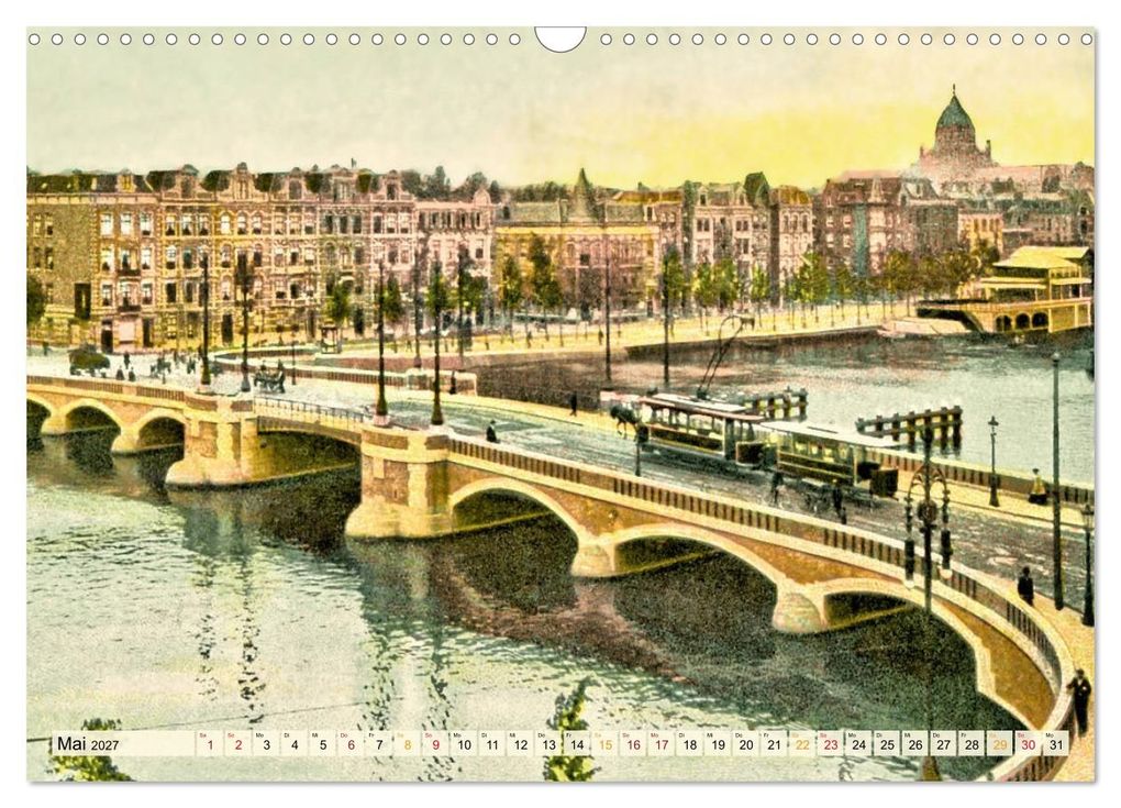 Weitere Ansicht: Amsterdam um 1900 (Wandkalender 2027 DIN A3 quer), CALVENDO Monatskalender | Jens Siebert, Calvendo