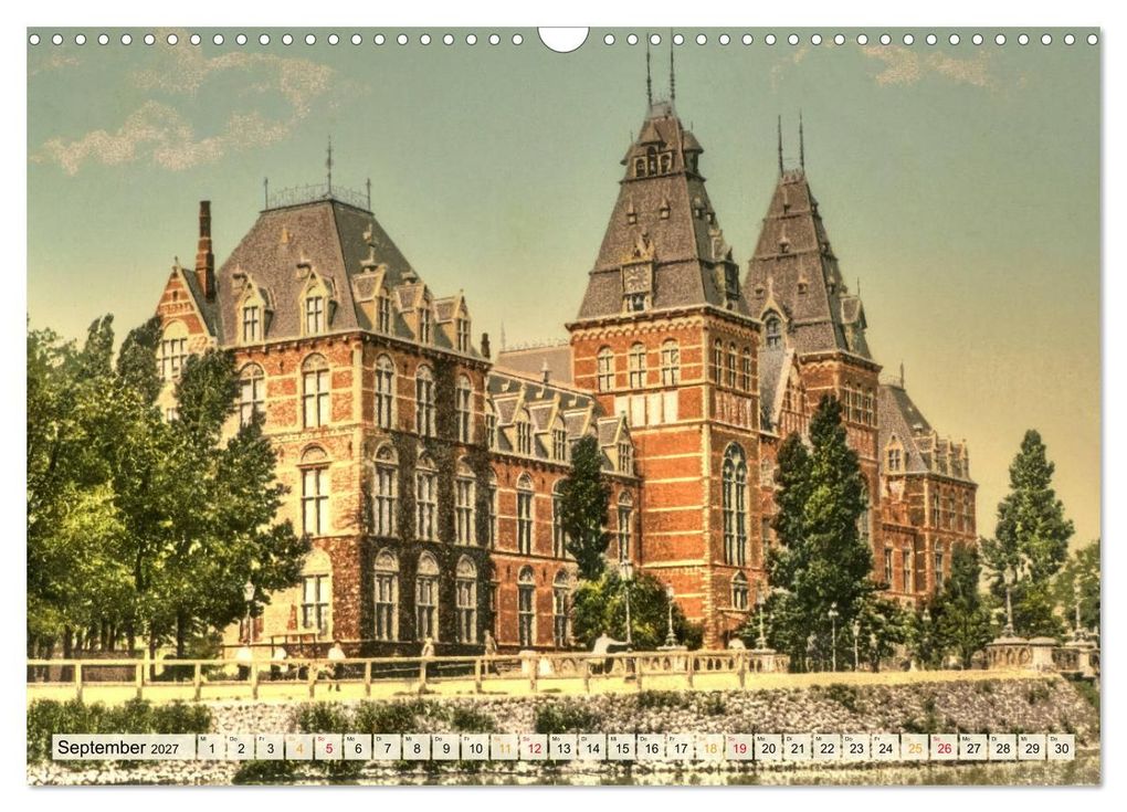 Weitere Ansicht: Amsterdam um 1900 (Wandkalender 2027 DIN A3 quer), CALVENDO Monatskalender | Jens Siebert, Calvendo