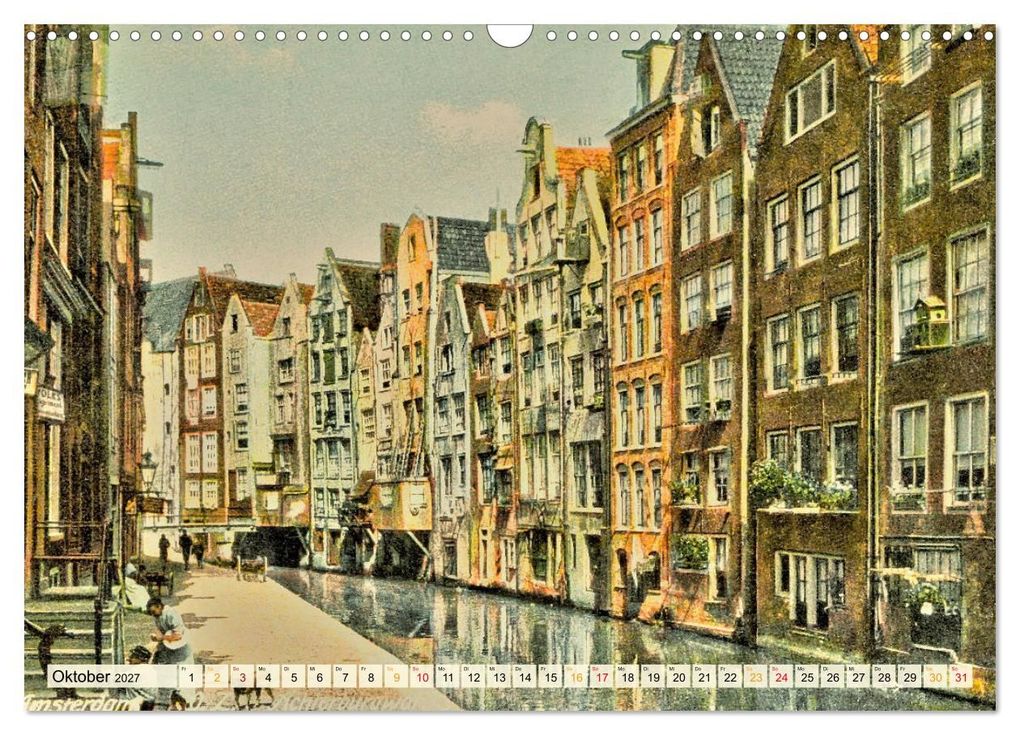 Weitere Ansicht: Amsterdam um 1900 (Wandkalender 2027 DIN A3 quer), CALVENDO Monatskalender | Jens Siebert, Calvendo