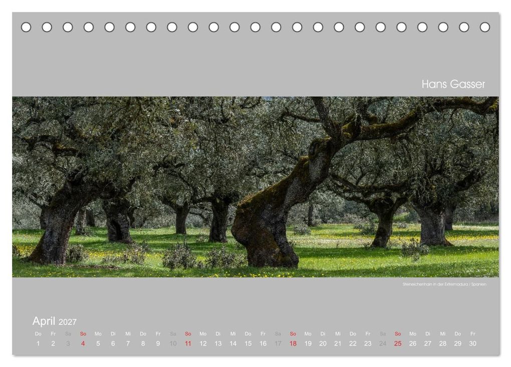 Weitere Ansicht: GROSSARTIGE LANDSCHAFTEN 2027 (Tischkalender 2027 DIN A5 quer), CALVENDO Monatskalender | Hans Gasser, Calvendo