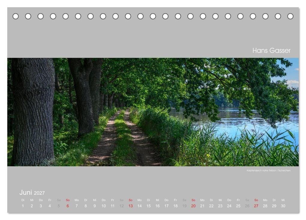 Weitere Ansicht: GROSSARTIGE LANDSCHAFTEN 2027 (Tischkalender 2027 DIN A5 quer), CALVENDO Monatskalender | Hans Gasser, Calvendo