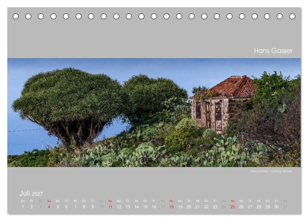 Weitere Ansicht: GROSSARTIGE LANDSCHAFTEN 2027 (Tischkalender 2027 DIN A5 quer), CALVENDO Monatskalender | Hans Gasser, Calvendo