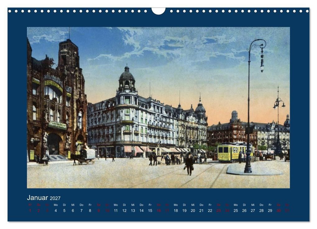 Weitere Ansicht: Historisches Frankfurt am Main von 1888 bis 1918 (Wandkalender 2027 DIN A3 quer), CALVENDO Monatskalender | Jens Siebert, Calvendo
