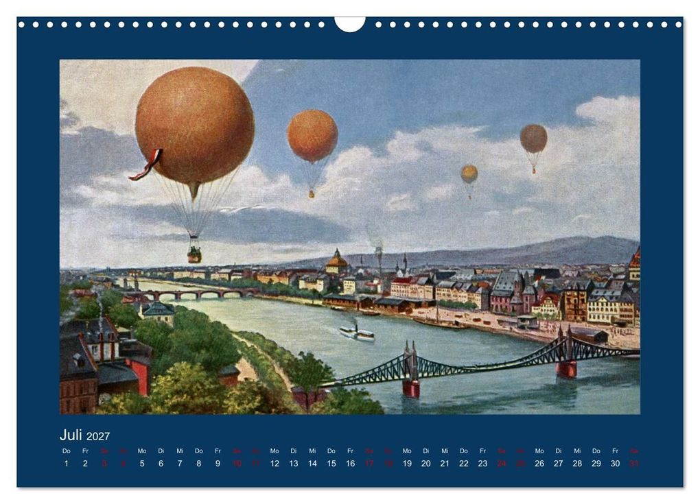 Weitere Ansicht: Historisches Frankfurt am Main von 1888 bis 1918 (Wandkalender 2027 DIN A3 quer), CALVENDO Monatskalender | Jens Siebert, Calvendo