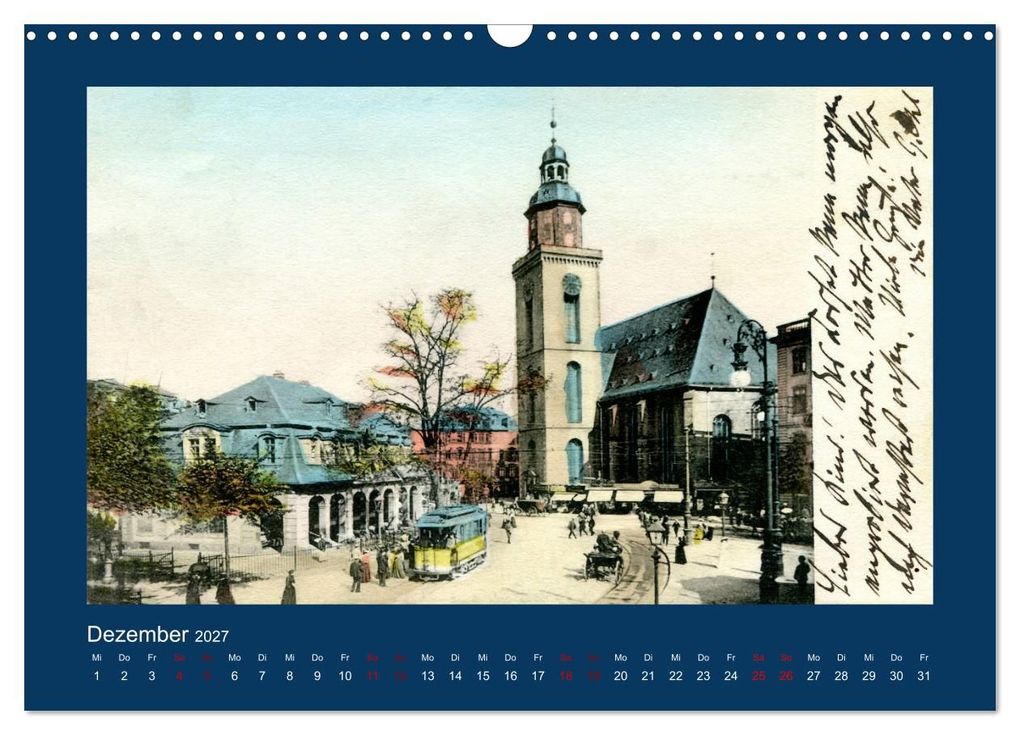 Weitere Ansicht: Historisches Frankfurt am Main von 1888 bis 1918 (Wandkalender 2027 DIN A3 quer), CALVENDO Monatskalender | Jens Siebert, Calvendo