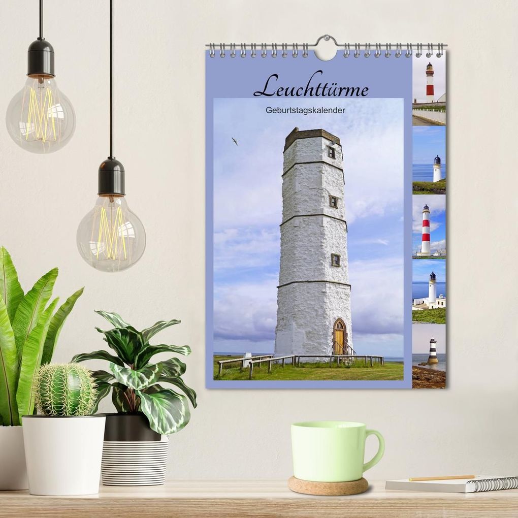 Weitere Ansicht: Leuchttürme - Geburtstagskalender (Wandkalender 2027 DIN A4 hoch), CALVENDO Monatskalender | Babett Paul - Babett's Bildergalerie, Calvendo