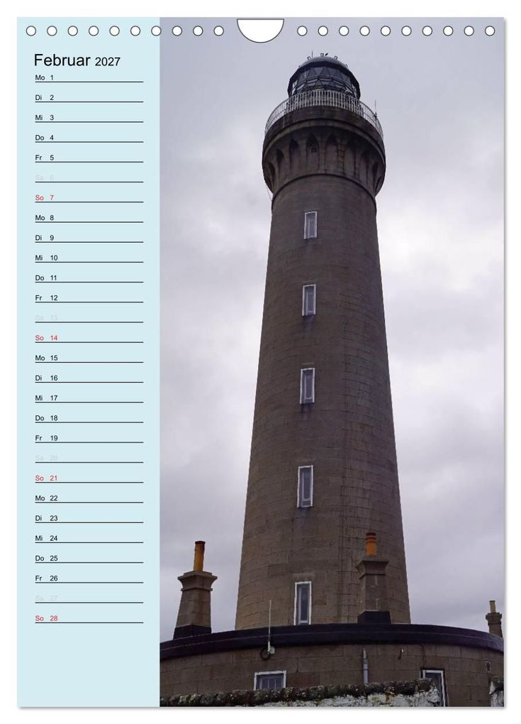 Weitere Ansicht: Leuchttürme - Geburtstagskalender (Wandkalender 2027 DIN A4 hoch), CALVENDO Monatskalender | Babett Paul - Babett's Bildergalerie, Calvendo