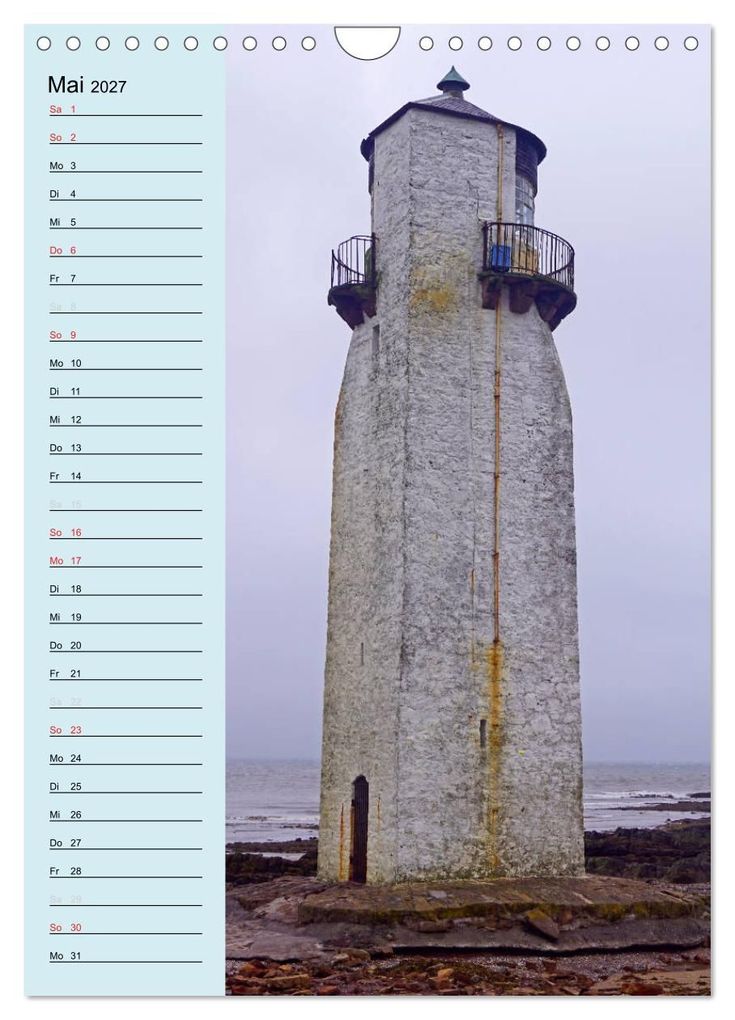 Weitere Ansicht: Leuchttürme - Geburtstagskalender (Wandkalender 2027 DIN A4 hoch), CALVENDO Monatskalender | Babett Paul - Babett's Bildergalerie, Calvendo