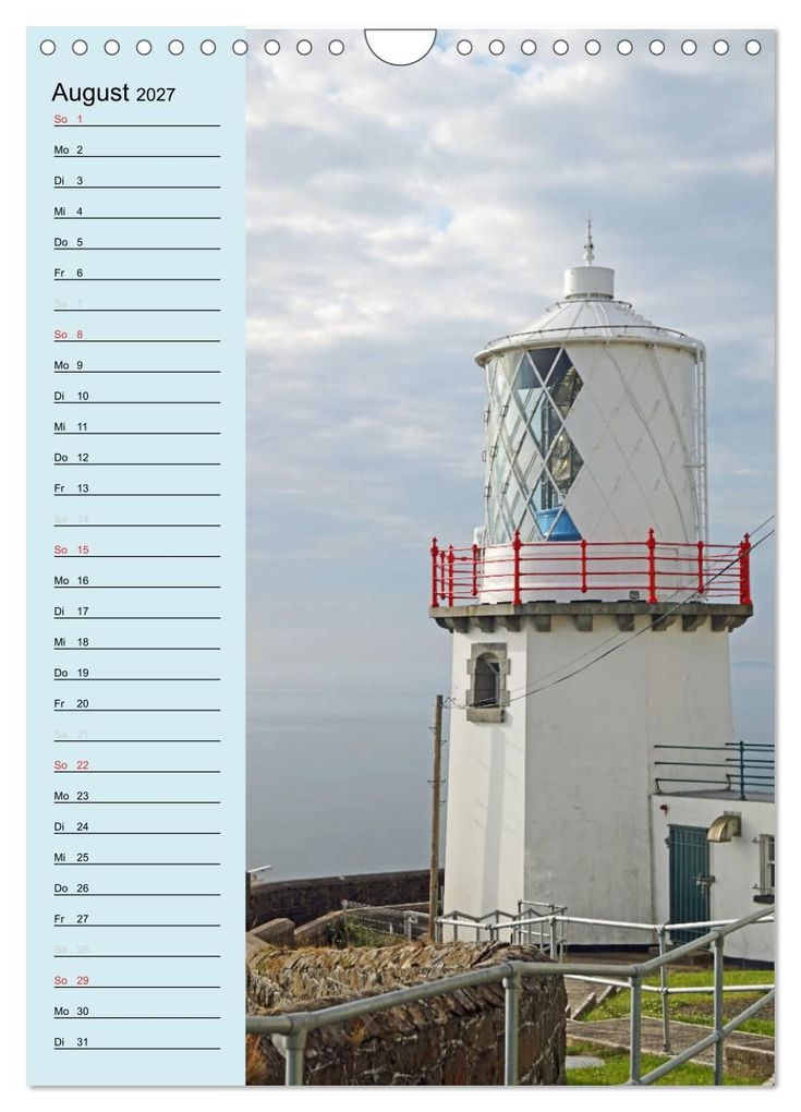 Weitere Ansicht: Leuchttürme - Geburtstagskalender (Wandkalender 2027 DIN A4 hoch), CALVENDO Monatskalender | Babett Paul - Babett's Bildergalerie, Calvendo