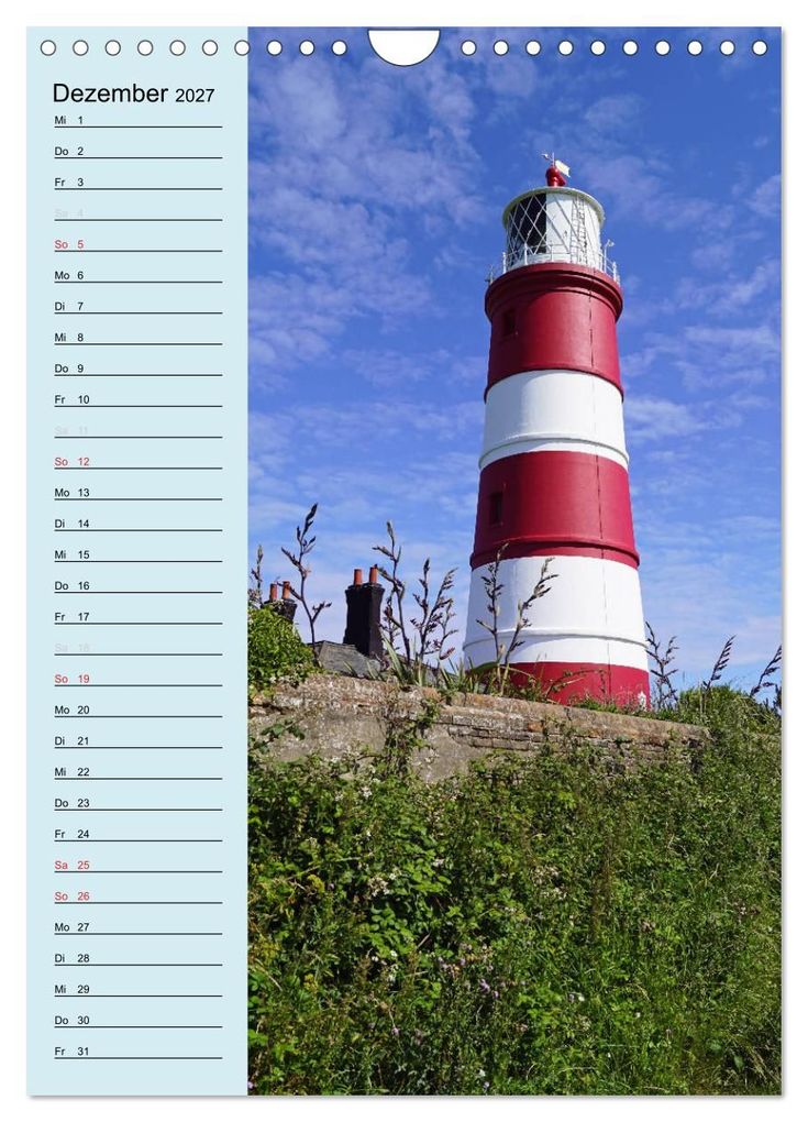 Weitere Ansicht: Leuchttürme - Geburtstagskalender (Wandkalender 2027 DIN A4 hoch), CALVENDO Monatskalender | Babett Paul - Babett's Bildergalerie, Calvendo