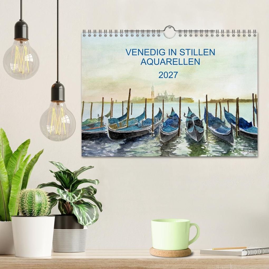 Weitere Ansicht: Venedig in stillen Aquarellen (Wandkalender 2027 DIN A4 quer), CALVENDO Monatskalender | Gerhard Kraus, Calvendo