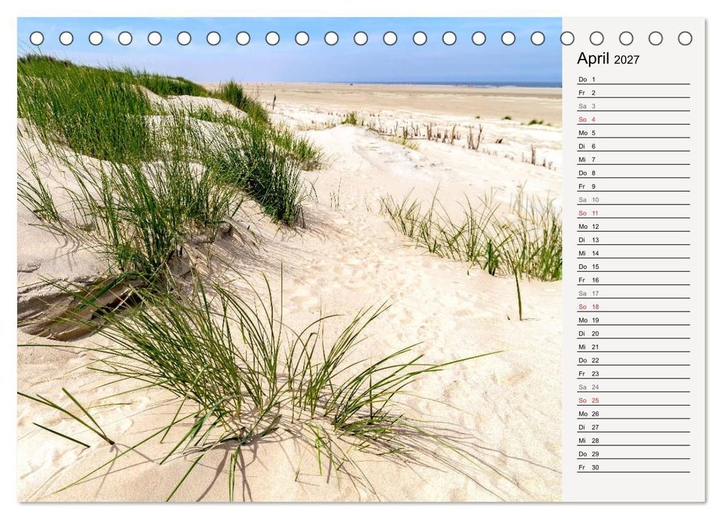 Weitere Ansicht: BORKUM Geburtstagskalender mit Planerfunktion (Tischkalender 2027 DIN A5 quer), CALVENDO Monatskalender | Andrea Dreegmeyer, Calvendo