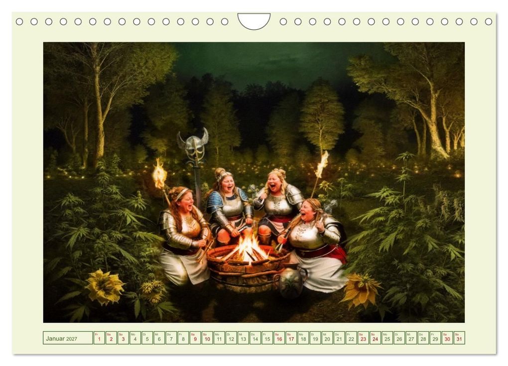 Weitere Ansicht: Marihuana-Mythen (Wandkalender 2027 DIN A4 quer), CALVENDO Monatskalender | Garrulus glandarius, Calvendo
