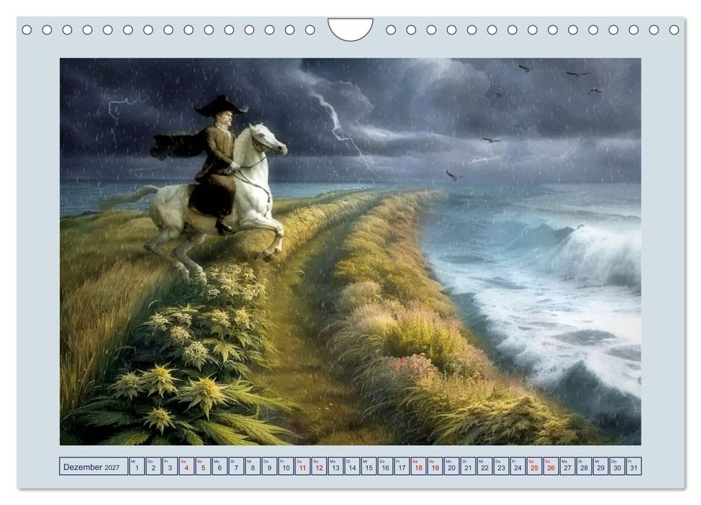 Weitere Ansicht: Marihuana-Mythen (Wandkalender 2027 DIN A4 quer), CALVENDO Monatskalender | Garrulus glandarius, Calvendo