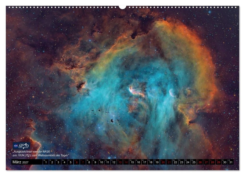 Weitere Ansicht: Astrofotografie von Stefan Bemmerl (Wandkalender 2027 DIN A2 quer), CALVENDO Monatskalender | Stefan Bemmerl, Calvendo