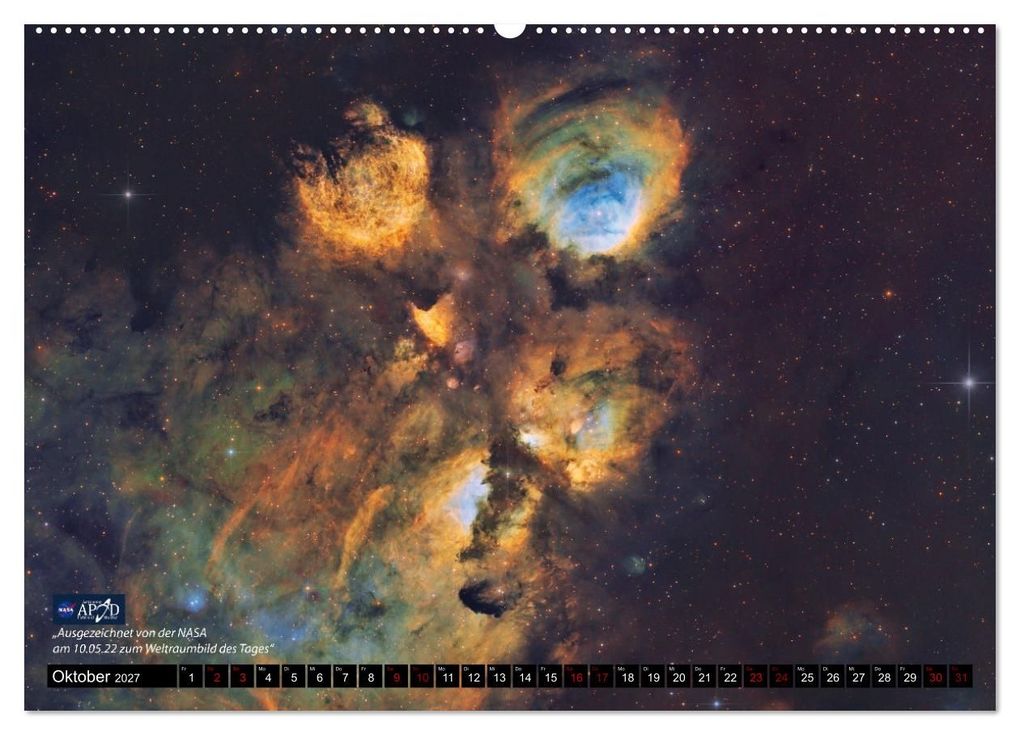 Weitere Ansicht: Astrofotografie von Stefan Bemmerl (Wandkalender 2027 DIN A2 quer), CALVENDO Monatskalender | Stefan Bemmerl, Calvendo