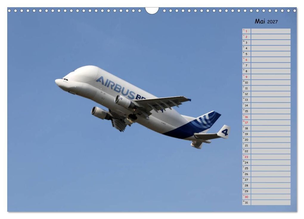 Weitere Ansicht: Flugzeuge - Starts und Landeanflüge Geburtstagsplaner (Wandkalender 2027 DIN A3 quer), CALVENDO Monatskalender | Frank Gayde, Calvendo