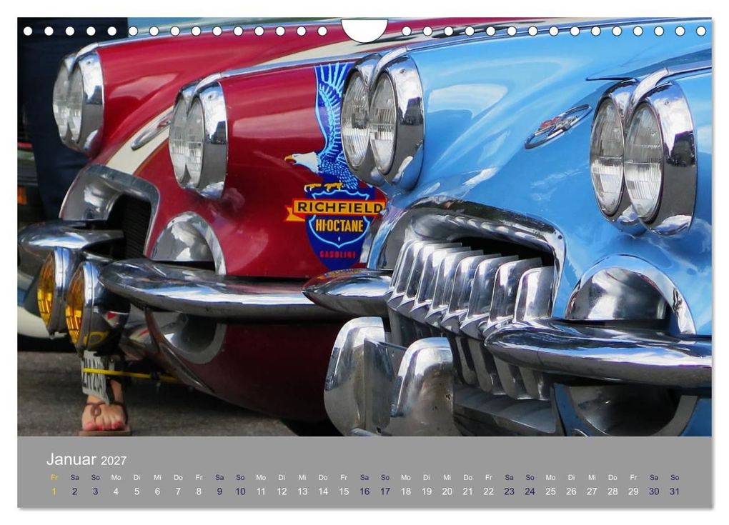 Weitere Ansicht: US-Strassenkreuzer (Wandkalender 2027 DIN A4 quer), CALVENDO Monatskalender | Arie Wubben - CH-8942 Oberrieden, Calvendo