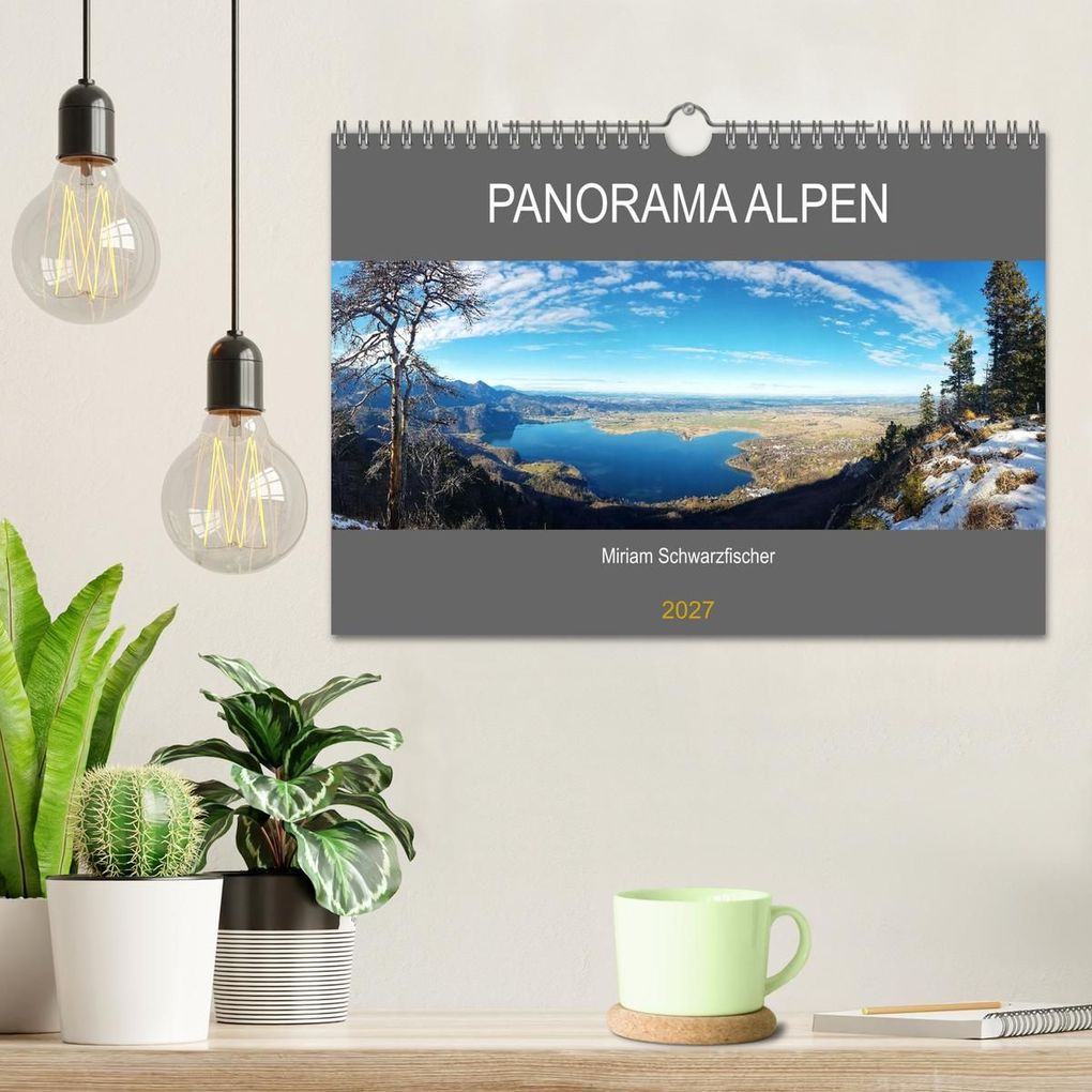 Weitere Ansicht: Panorama Alpen (Wandkalender 2027 DIN A4 quer), CALVENDO Monatskalender | Miriam Schwarzfischer, Calvendo