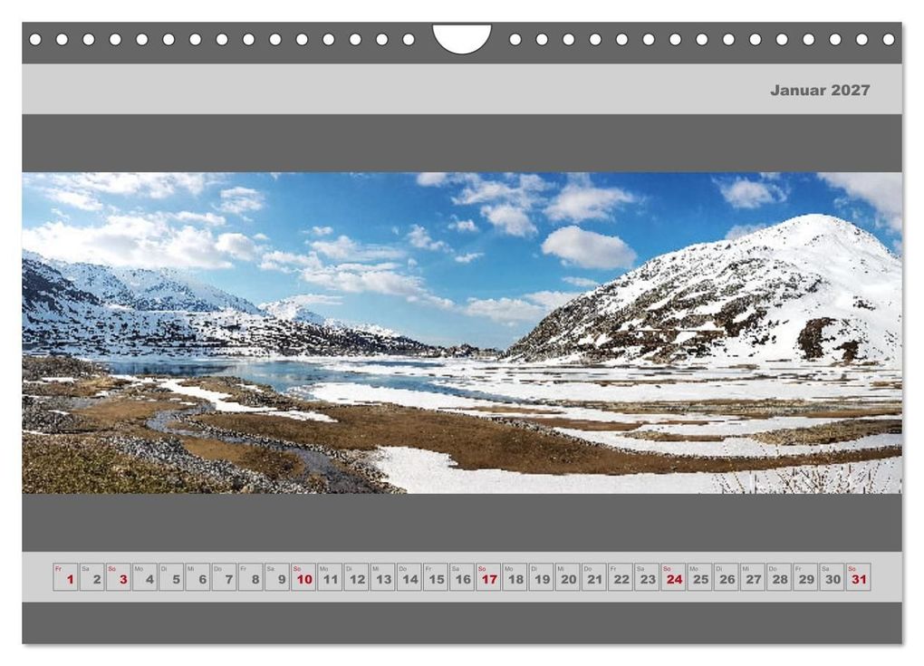 Weitere Ansicht: Panorama Alpen (Wandkalender 2027 DIN A4 quer), CALVENDO Monatskalender | Miriam Schwarzfischer, Calvendo
