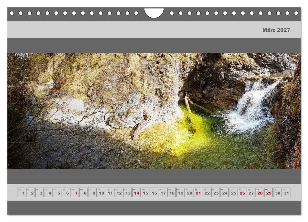 Weitere Ansicht: Panorama Alpen (Wandkalender 2027 DIN A4 quer), CALVENDO Monatskalender | Miriam Schwarzfischer, Calvendo