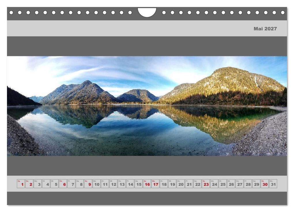 Weitere Ansicht: Panorama Alpen (Wandkalender 2027 DIN A4 quer), CALVENDO Monatskalender | Miriam Schwarzfischer, Calvendo