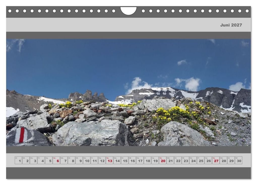 Weitere Ansicht: Panorama Alpen (Wandkalender 2027 DIN A4 quer), CALVENDO Monatskalender | Miriam Schwarzfischer, Calvendo