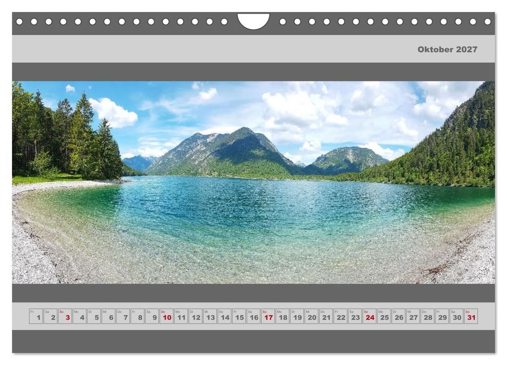 Weitere Ansicht: Panorama Alpen (Wandkalender 2027 DIN A4 quer), CALVENDO Monatskalender | Miriam Schwarzfischer, Calvendo