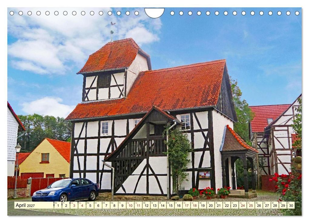 Weitere Ansicht: Fachwerkhäuser - Kirchen in Thüringen (Wandkalender 2027 DIN A4 quer), CALVENDO Monatskalender | Angelika Keller, Calvendo