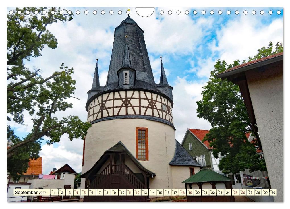 Weitere Ansicht: Fachwerkhäuser - Kirchen in Thüringen (Wandkalender 2027 DIN A4 quer), CALVENDO Monatskalender | Angelika Keller, Calvendo