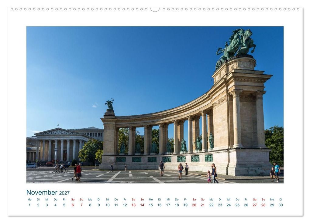 Weitere Ansicht: Budapest: zwischen Parlamentsgebäude und Burgpalast (Wandkalender 2027 DIN A2 quer), CALVENDO Monatskalender | Michael Heber, Calvendo