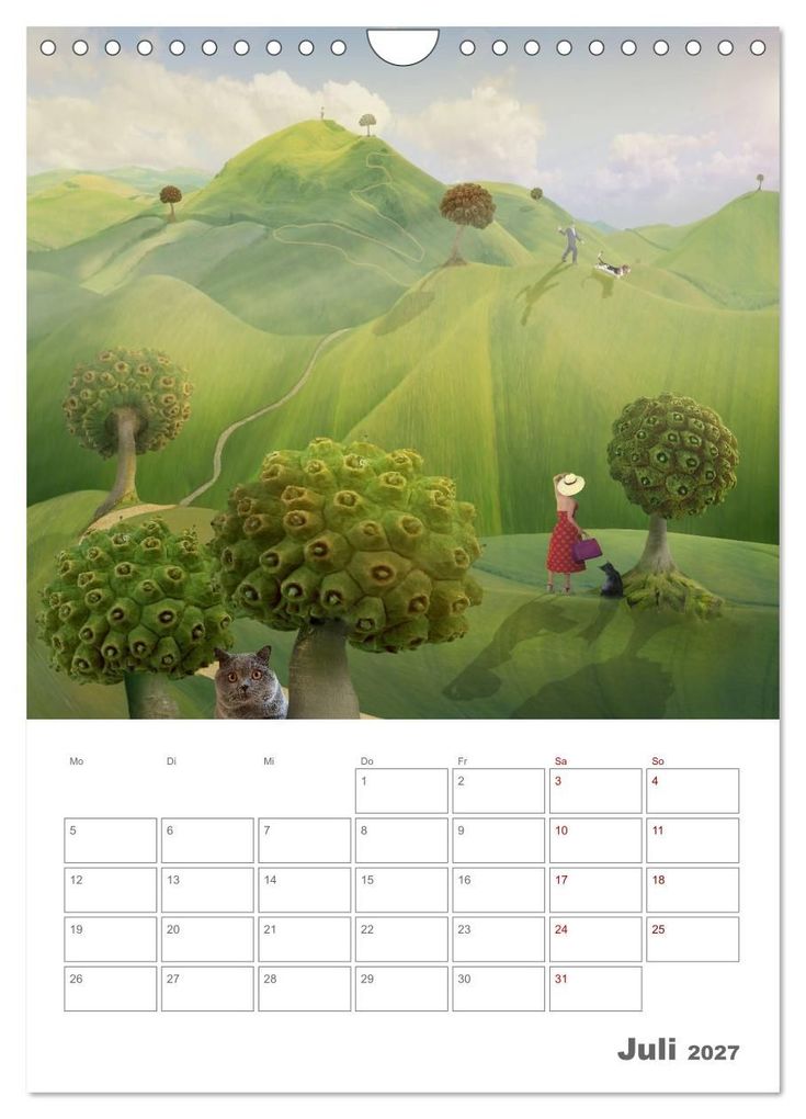 Weitere Ansicht: Surrealistische Reisen (Wandkalender 2027 DIN A4 hoch), CALVENDO Monatskalender | Grodner Buchholz, Calvendo