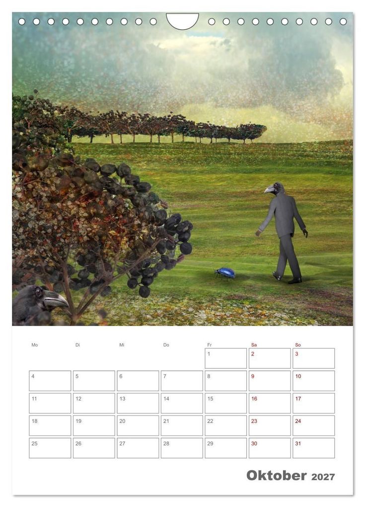 Weitere Ansicht: Surrealistische Reisen (Wandkalender 2027 DIN A4 hoch), CALVENDO Monatskalender | Grodner Buchholz, Calvendo