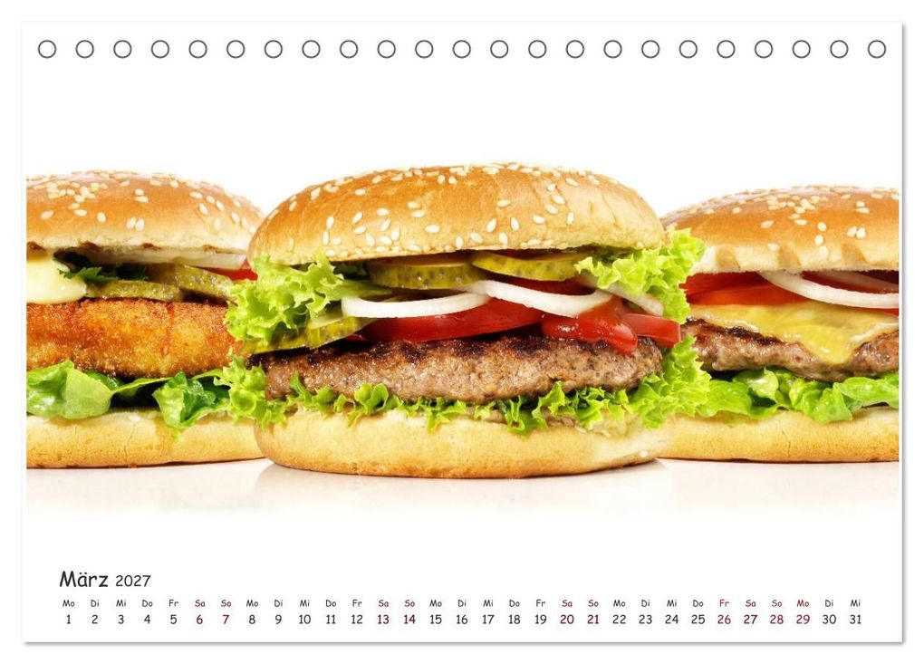 Weitere Ansicht: Food Panorama - Küchenkalender 2027 (Tischkalender 2027 DIN A5 quer), CALVENDO Monatskalender | Georg Hergenhan, Calvendo
