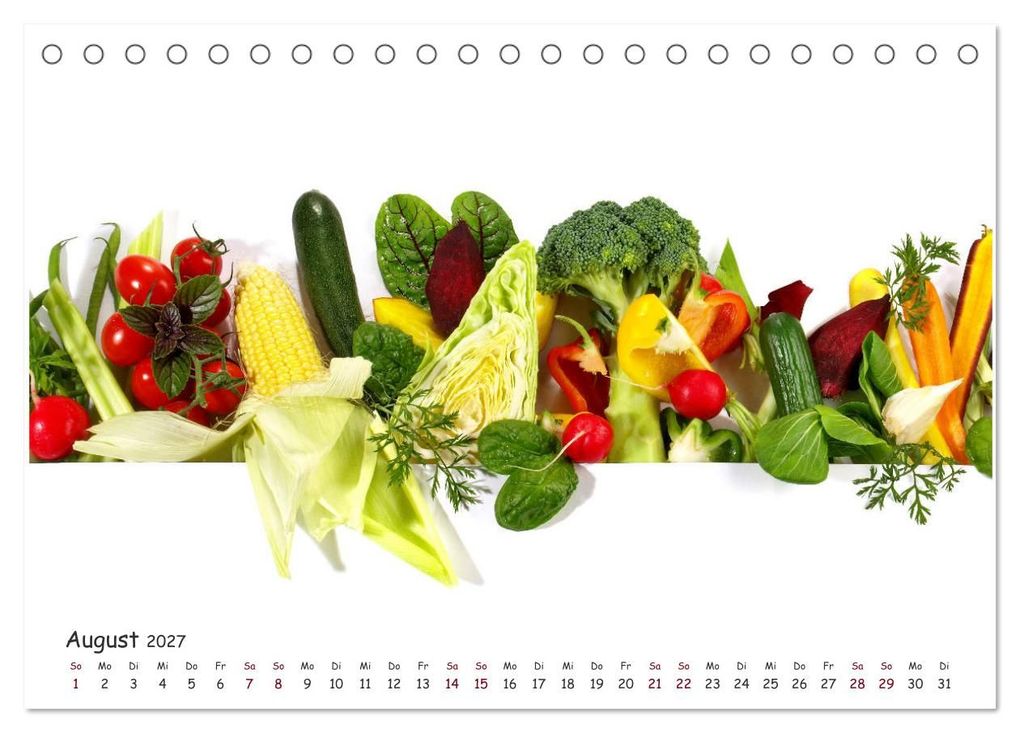 Weitere Ansicht: Food Panorama - Küchenkalender 2027 (Tischkalender 2027 DIN A5 quer), CALVENDO Monatskalender | Georg Hergenhan, Calvendo