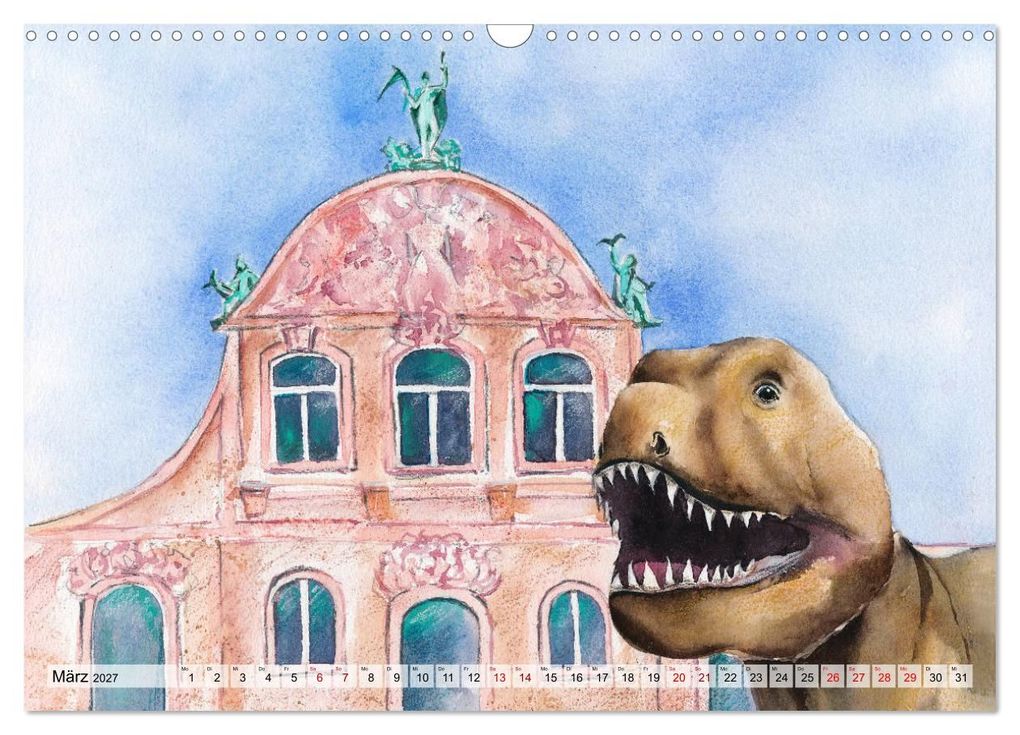 Weitere Ansicht: Frankfurt in Aquarell (Wandkalender 2027 DIN A3 quer), CALVENDO Monatskalender | Jitka Krause, Calvendo