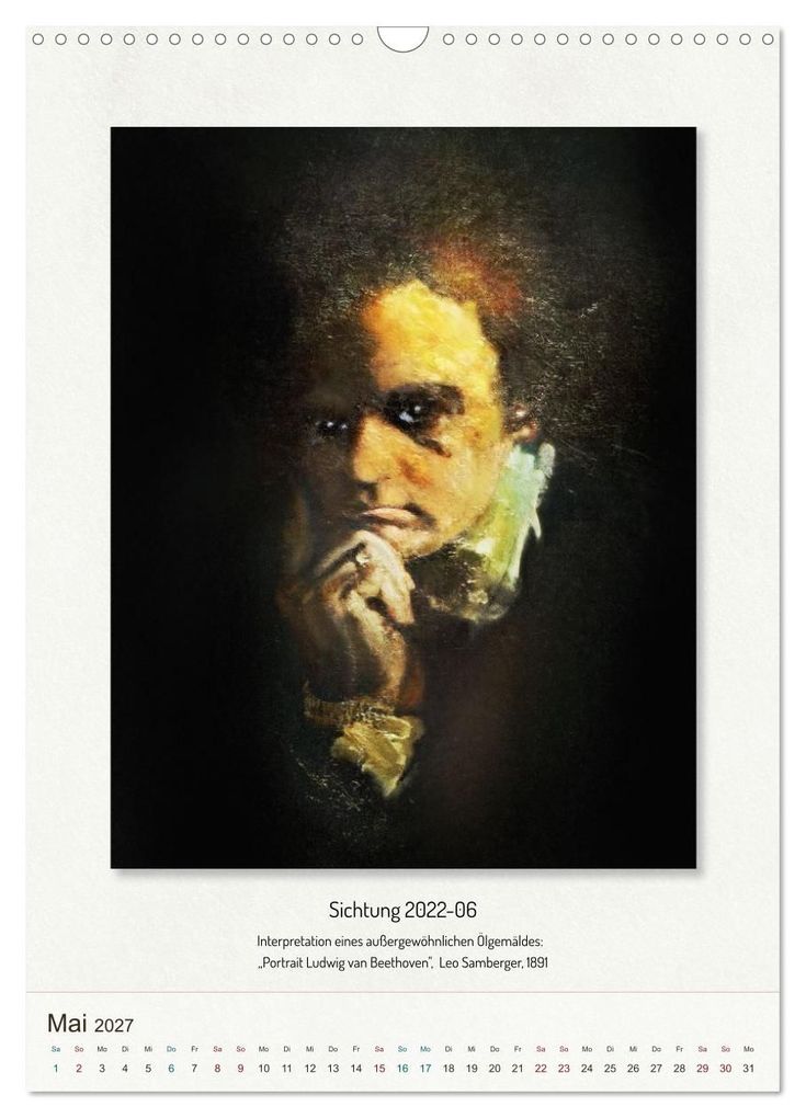 Weitere Ansicht: Ludwig van Beethoven - Portraits, Artworks und Designs (Wandkalender 2027 DIN A3 hoch), CALVENDO Monatskalender | Detlef Hipp & Partner, Calvendo
