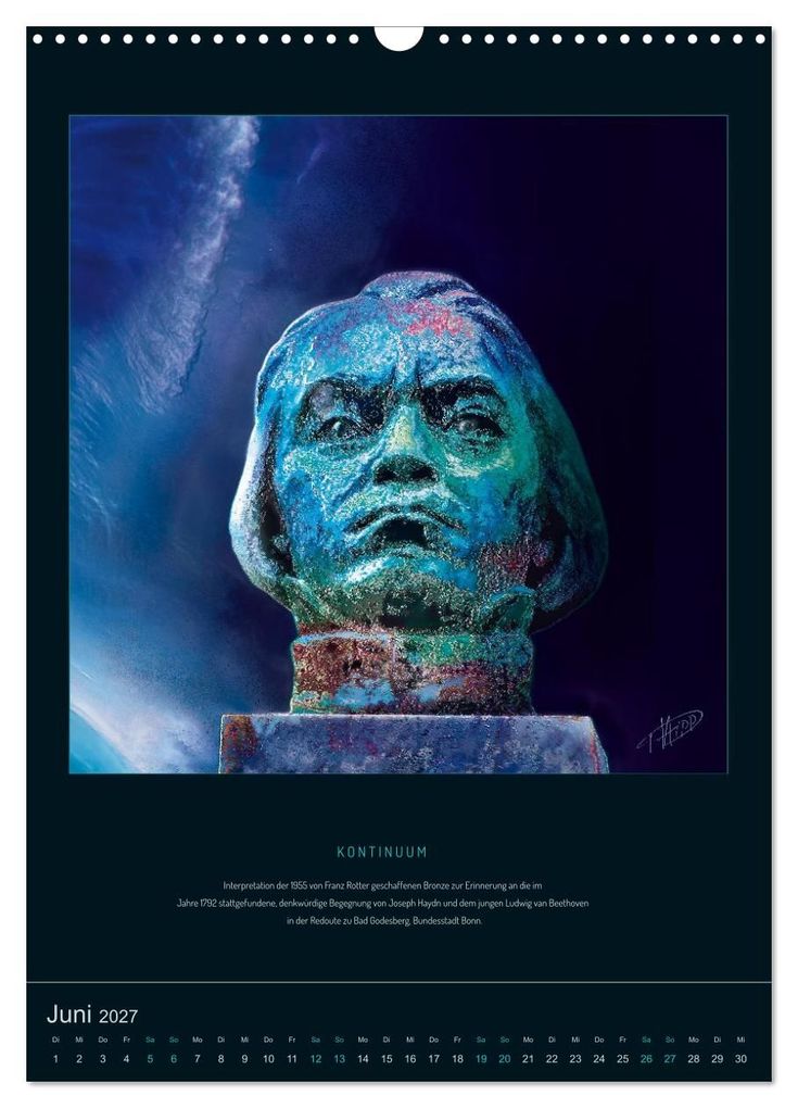 Weitere Ansicht: Ludwig van Beethoven - Portraits, Artworks und Designs (Wandkalender 2027 DIN A3 hoch), CALVENDO Monatskalender | Detlef Hipp & Partner, Calvendo