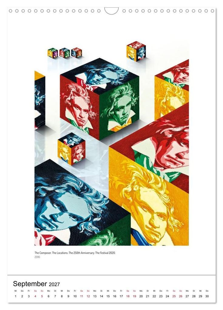 Weitere Ansicht: Ludwig van Beethoven - Portraits, Artworks und Designs (Wandkalender 2027 DIN A3 hoch), CALVENDO Monatskalender | Detlef Hipp & Partner, Calvendo