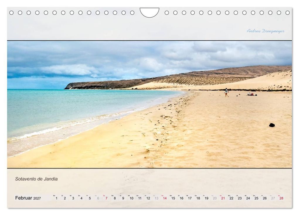 Weitere Ansicht: FUERTEVENTURA-PANORAMA (Wandkalender 2027 DIN A4 quer), CALVENDO Monatskalender | Andrea Dreegmeyer, Calvendo