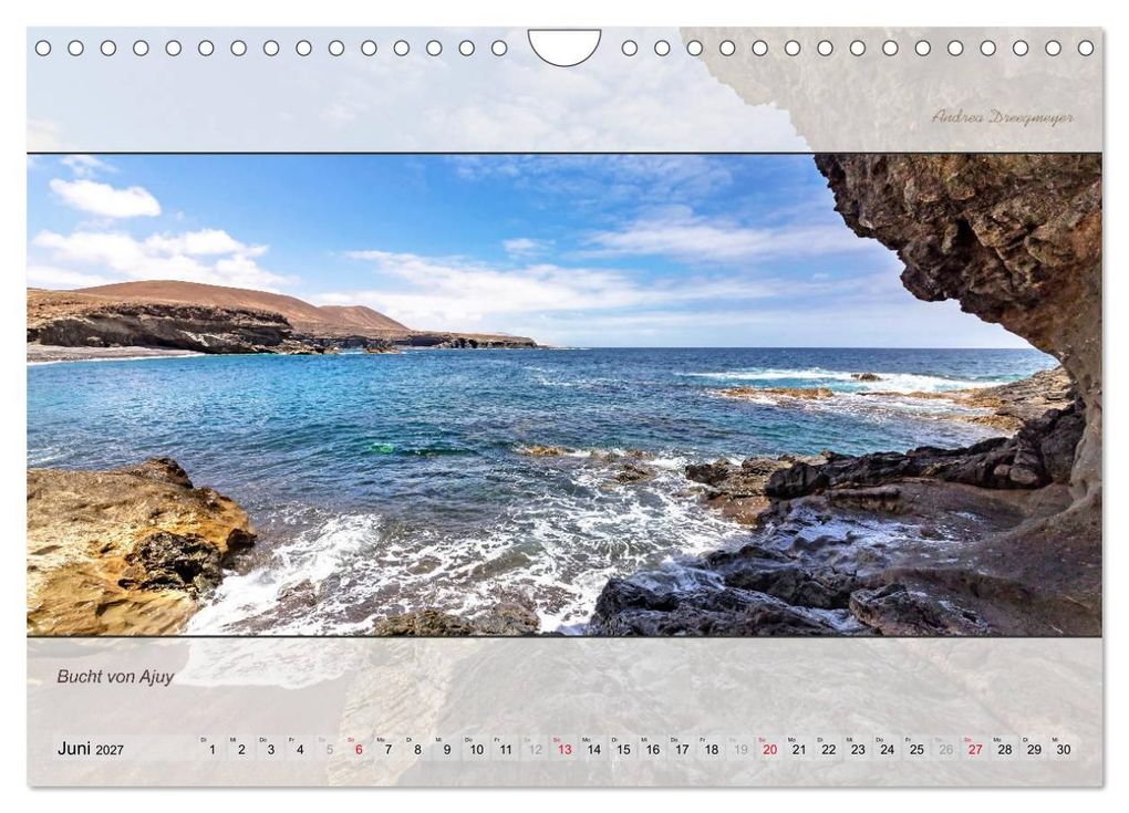 Weitere Ansicht: FUERTEVENTURA-PANORAMA (Wandkalender 2027 DIN A4 quer), CALVENDO Monatskalender | Andrea Dreegmeyer, Calvendo