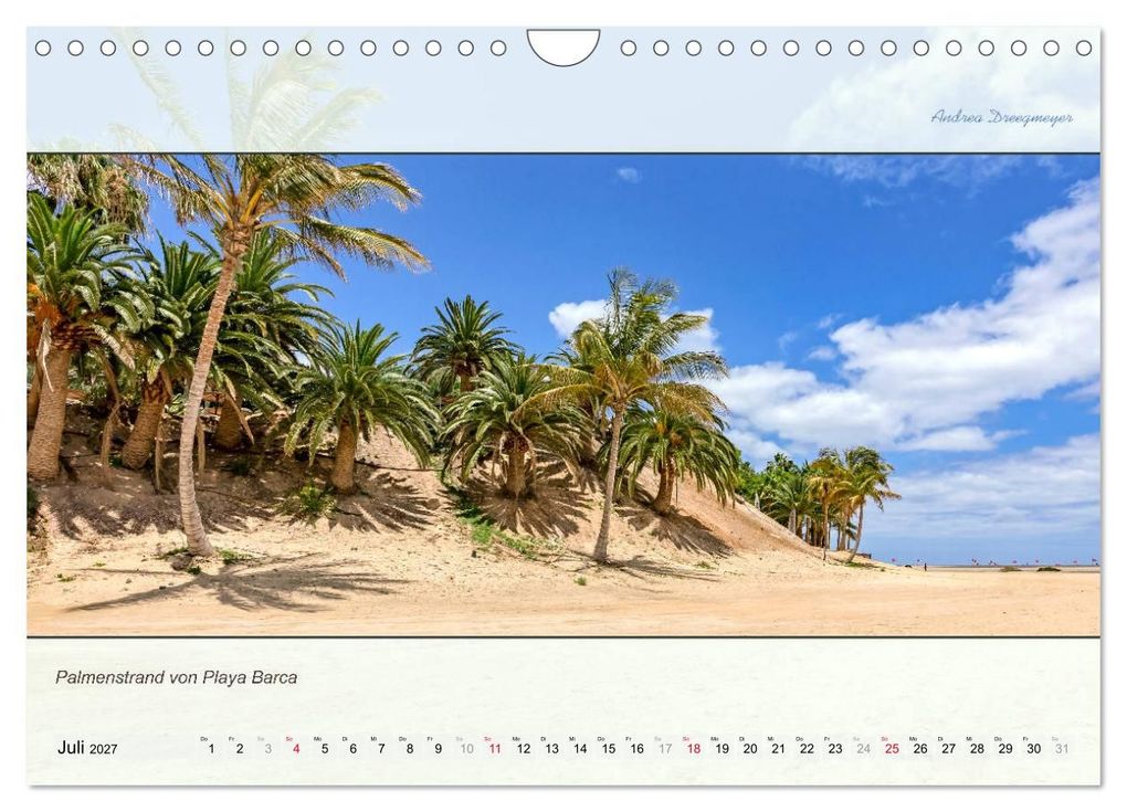 Weitere Ansicht: FUERTEVENTURA-PANORAMA (Wandkalender 2027 DIN A4 quer), CALVENDO Monatskalender | Andrea Dreegmeyer, Calvendo