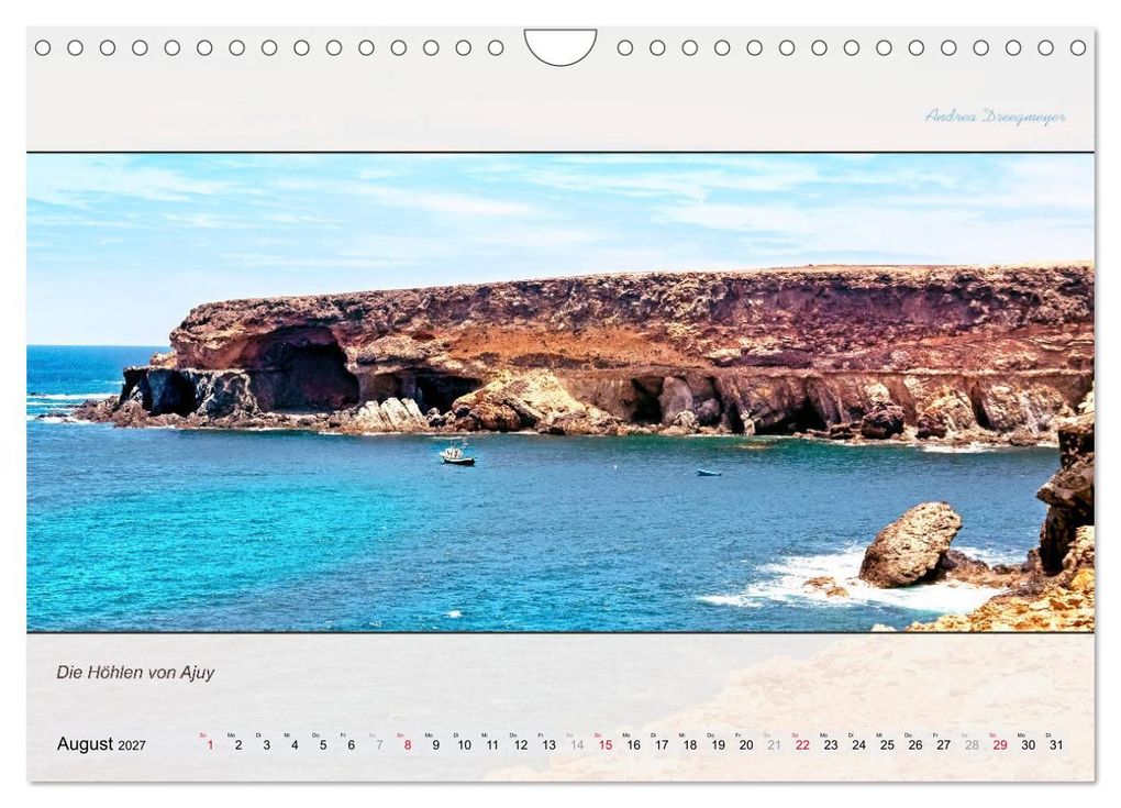 Weitere Ansicht: FUERTEVENTURA-PANORAMA (Wandkalender 2027 DIN A4 quer), CALVENDO Monatskalender | Andrea Dreegmeyer, Calvendo