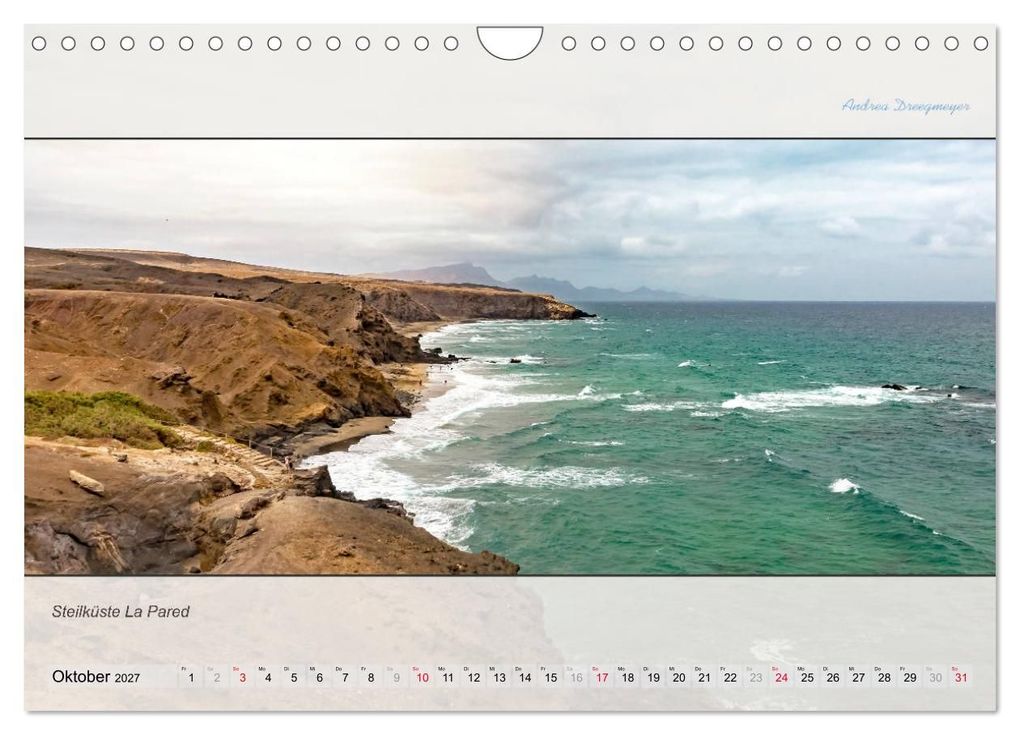 Weitere Ansicht: FUERTEVENTURA-PANORAMA (Wandkalender 2027 DIN A4 quer), CALVENDO Monatskalender | Andrea Dreegmeyer, Calvendo