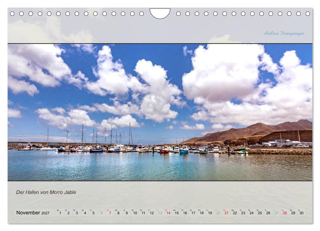 Weitere Ansicht: FUERTEVENTURA-PANORAMA (Wandkalender 2027 DIN A4 quer), CALVENDO Monatskalender | Andrea Dreegmeyer, Calvendo